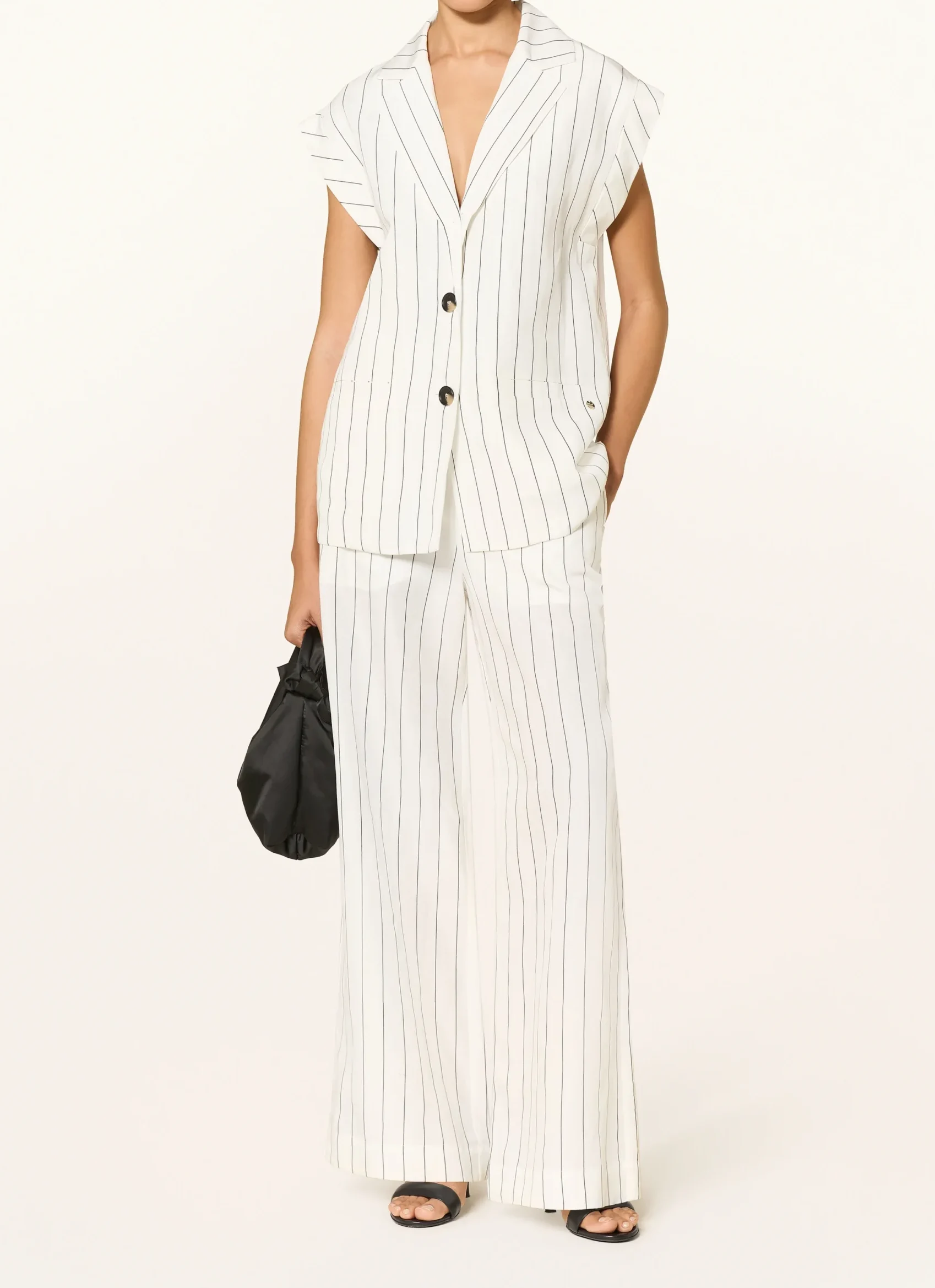Liu jo Pantaloni in misto lino WA6368T481803Q45