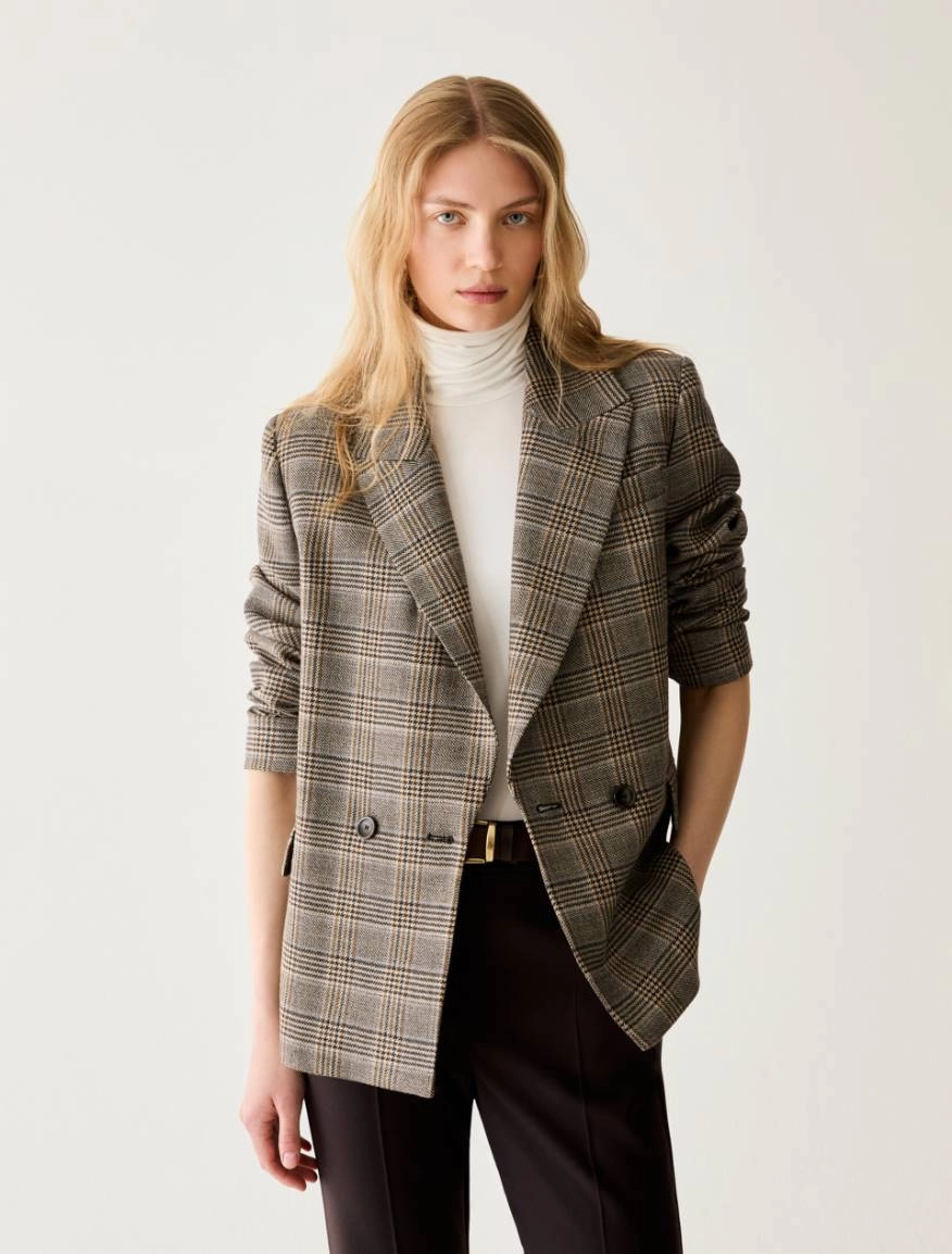 Pennyblack Blazer morbido in pura lana CLARINO