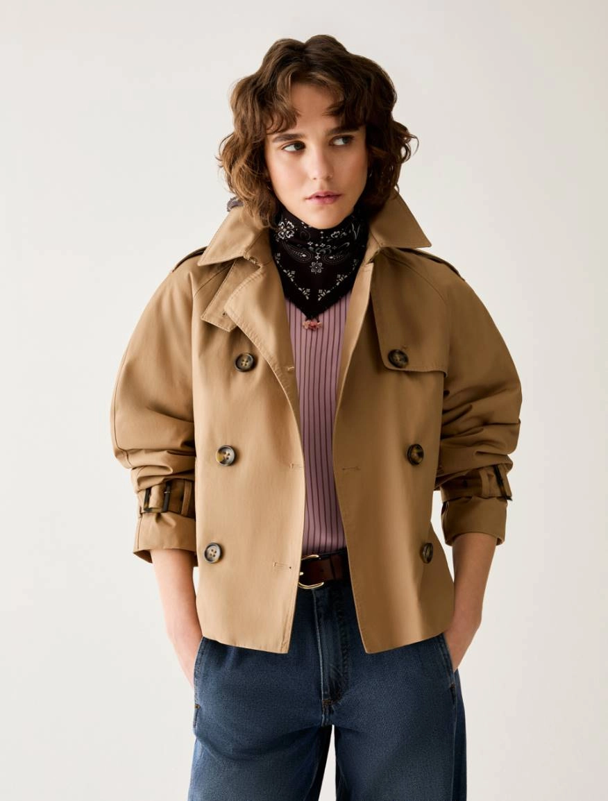 Pennyblack trench in gabardine QUIETE