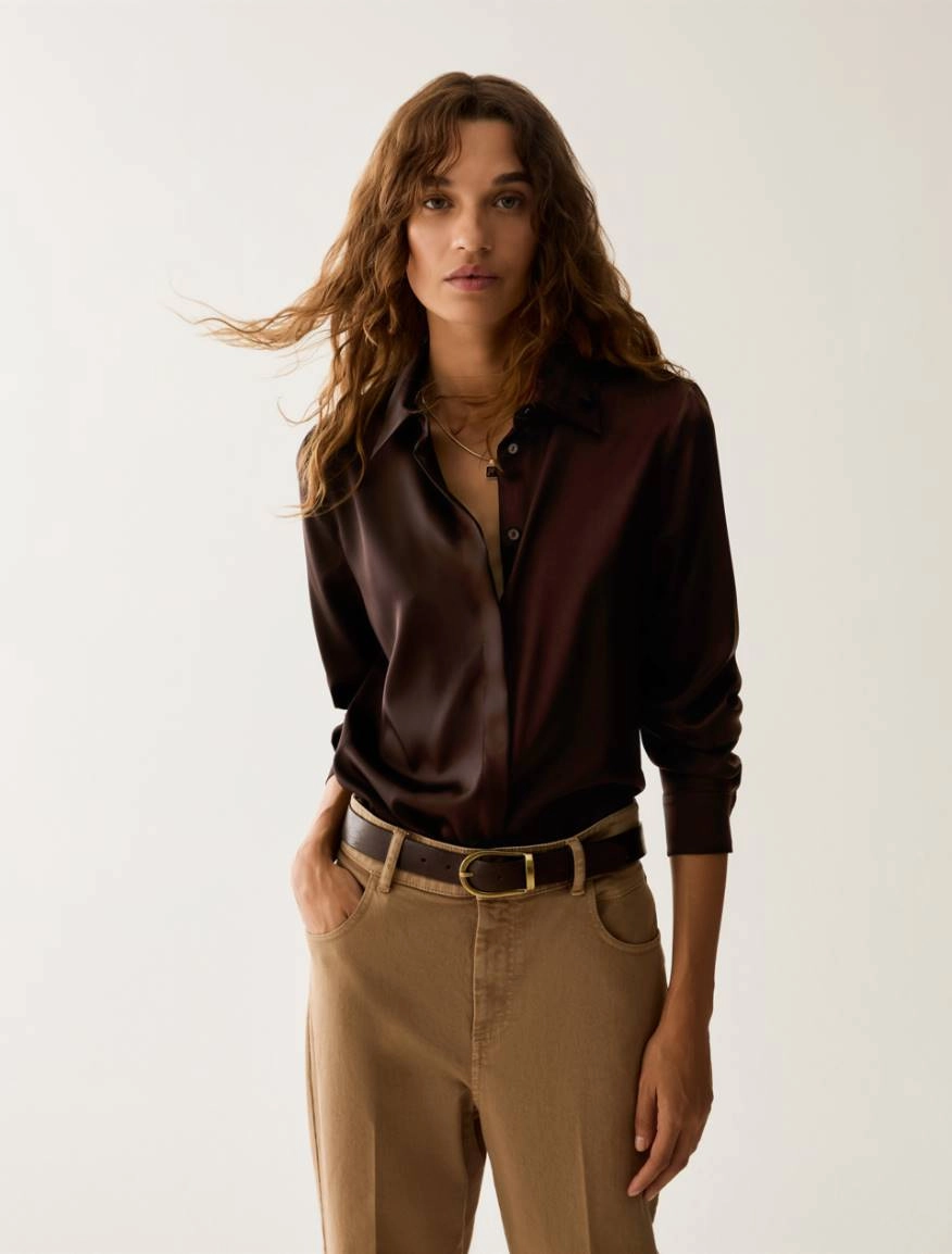 Pennyblack Camicia in raso di seta VITTORIA