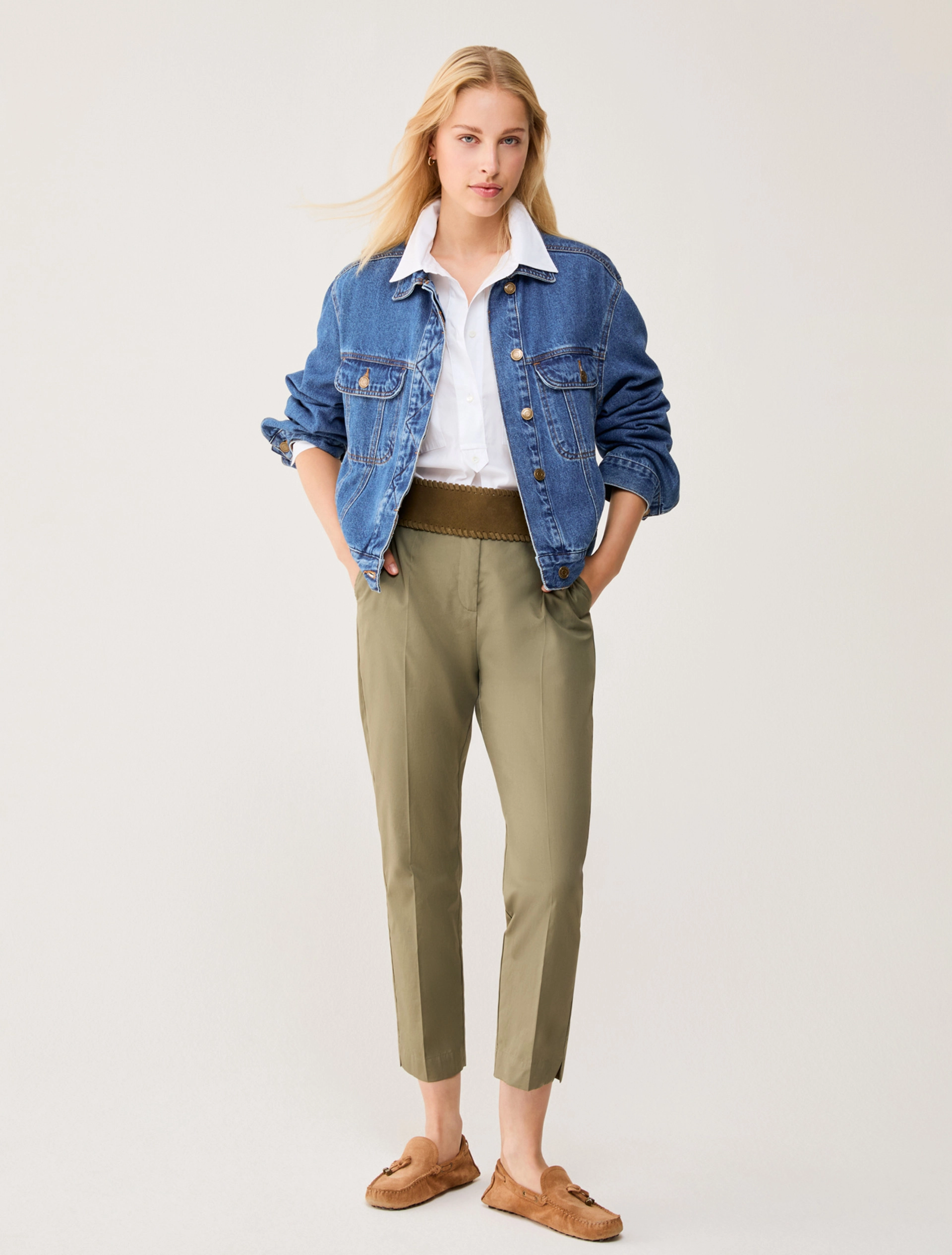 Pennyblack Pantaloni Capri in popeline PACCHE