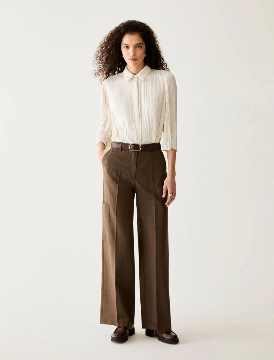Pennyblack Pantaloni cargo in pura lana FELUCA