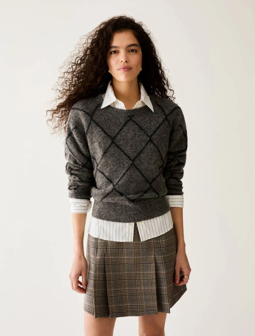 Pennyblack Maglia con rombi in lamé BOERO