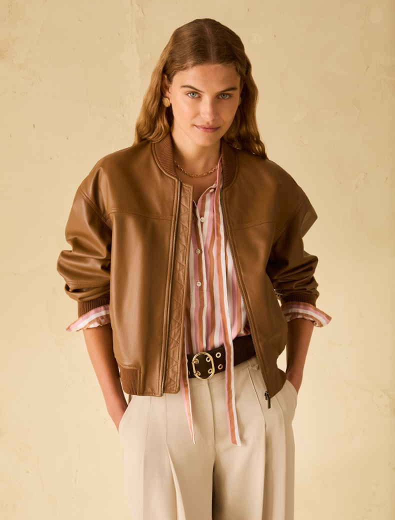 Pennyblack Bomber in nappa CALANTE