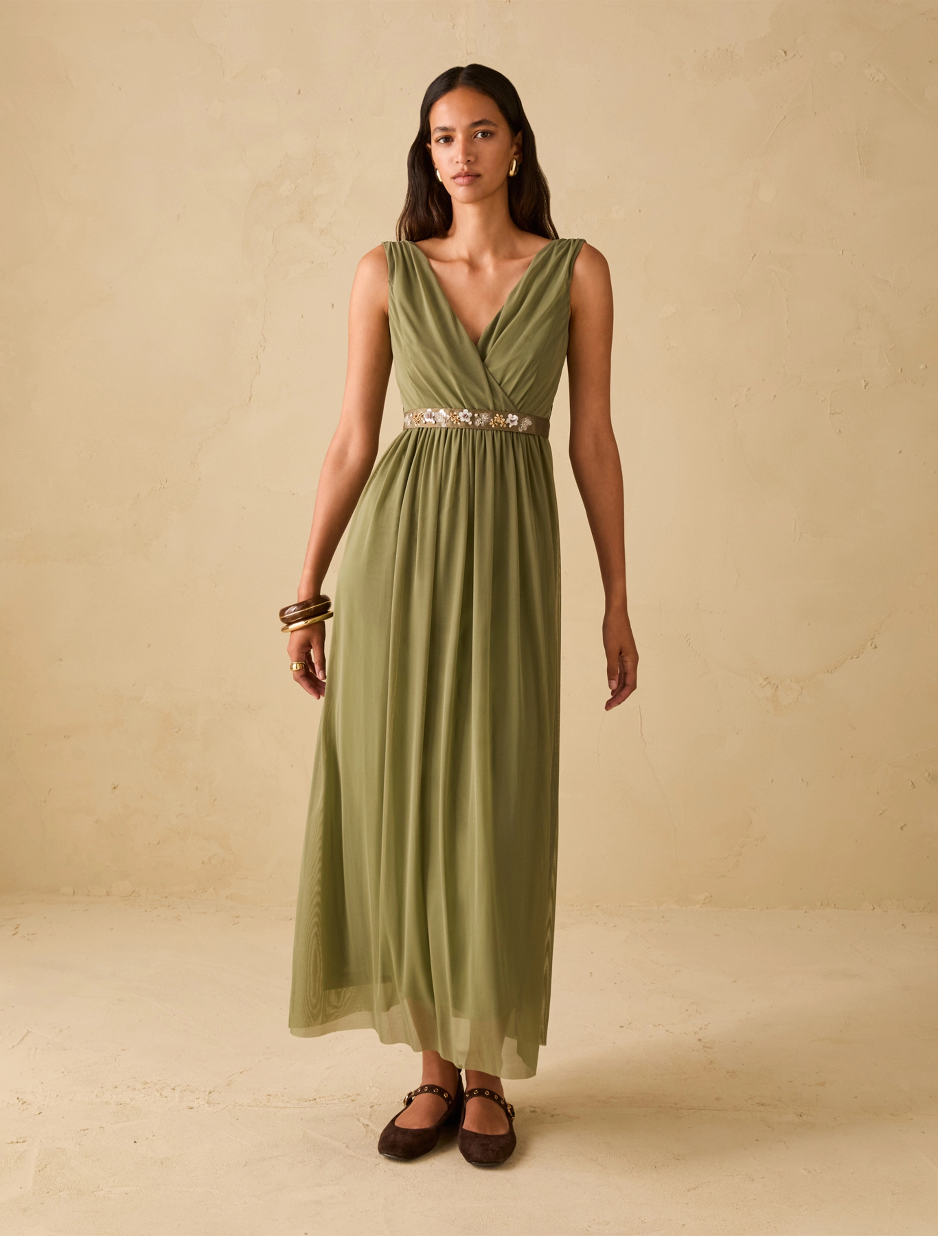 Pennyblack Abito lungo in jersey tulle ALICE
