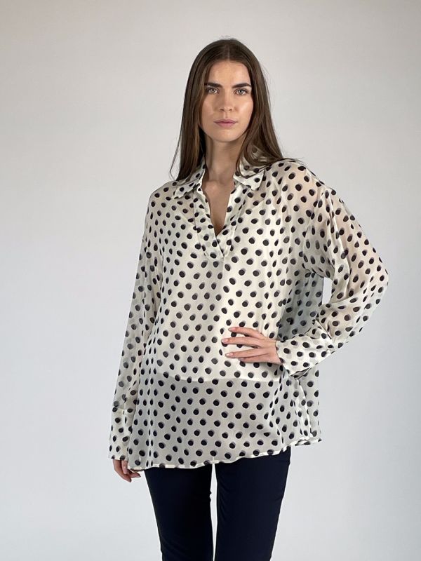Pennyblack Blusa in viscosa ecosostenibile GREGE