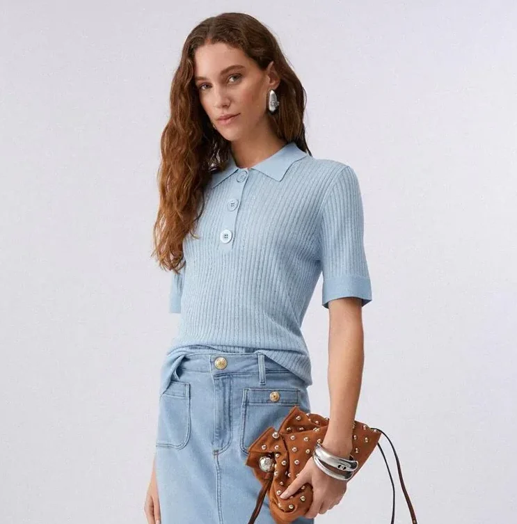 Liujo Polo in maglia ecosostenibile WA6285MS46JA4256