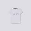 Liujo T-shirt con strass TA2029J5003S9492