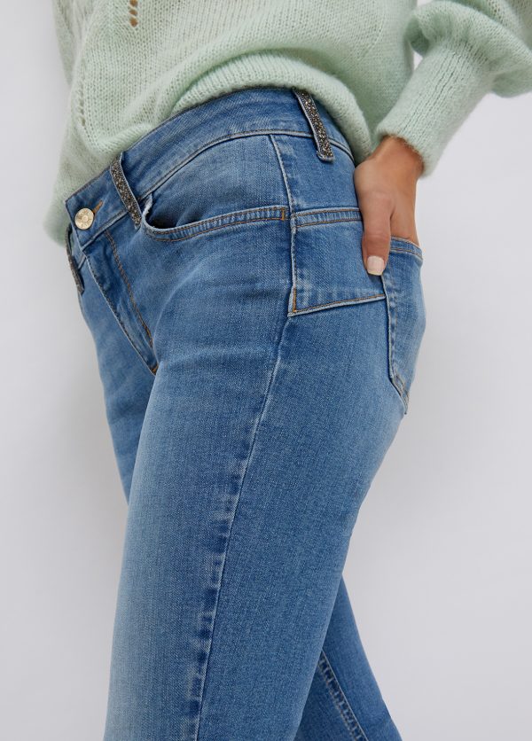 Liujo Jeans cropped a zampa UA2022D450678277