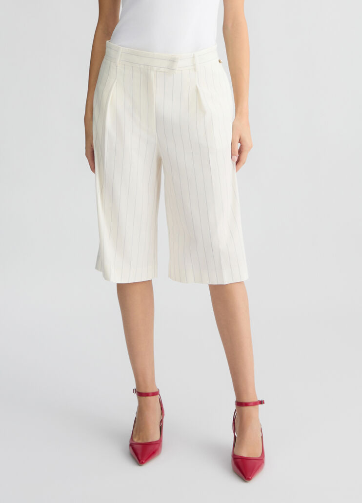 Liu jo Bermuda gessato ecosostenibile CA5241T1969M9263