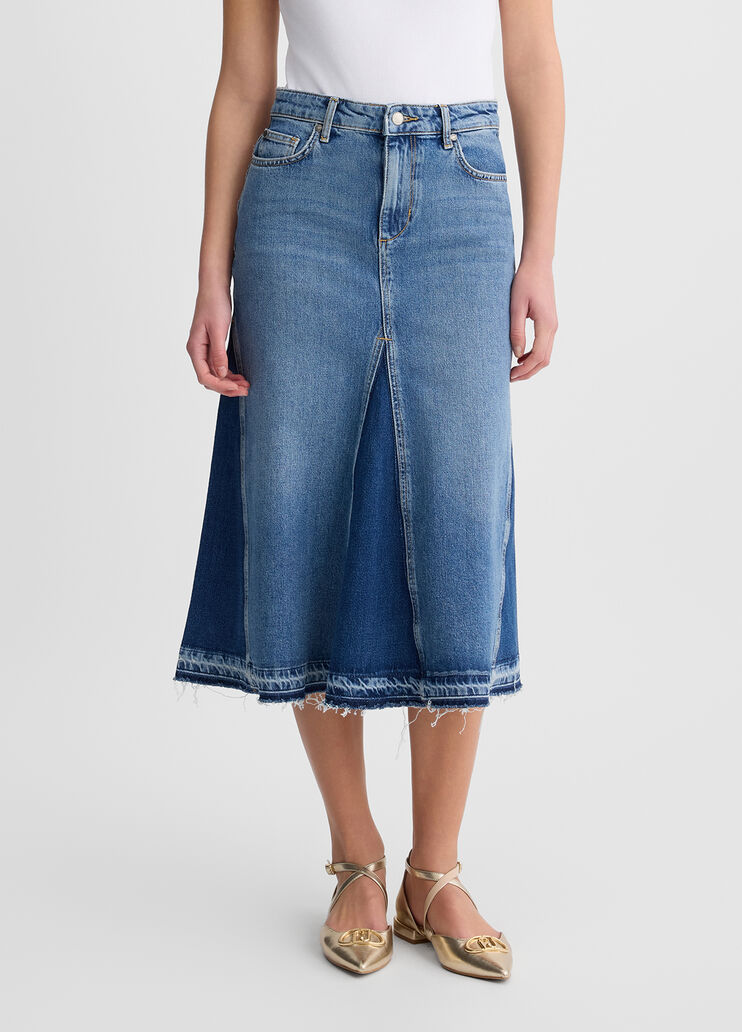 Liujo Gonna in denim ecosostenibile UA5216DS00778855