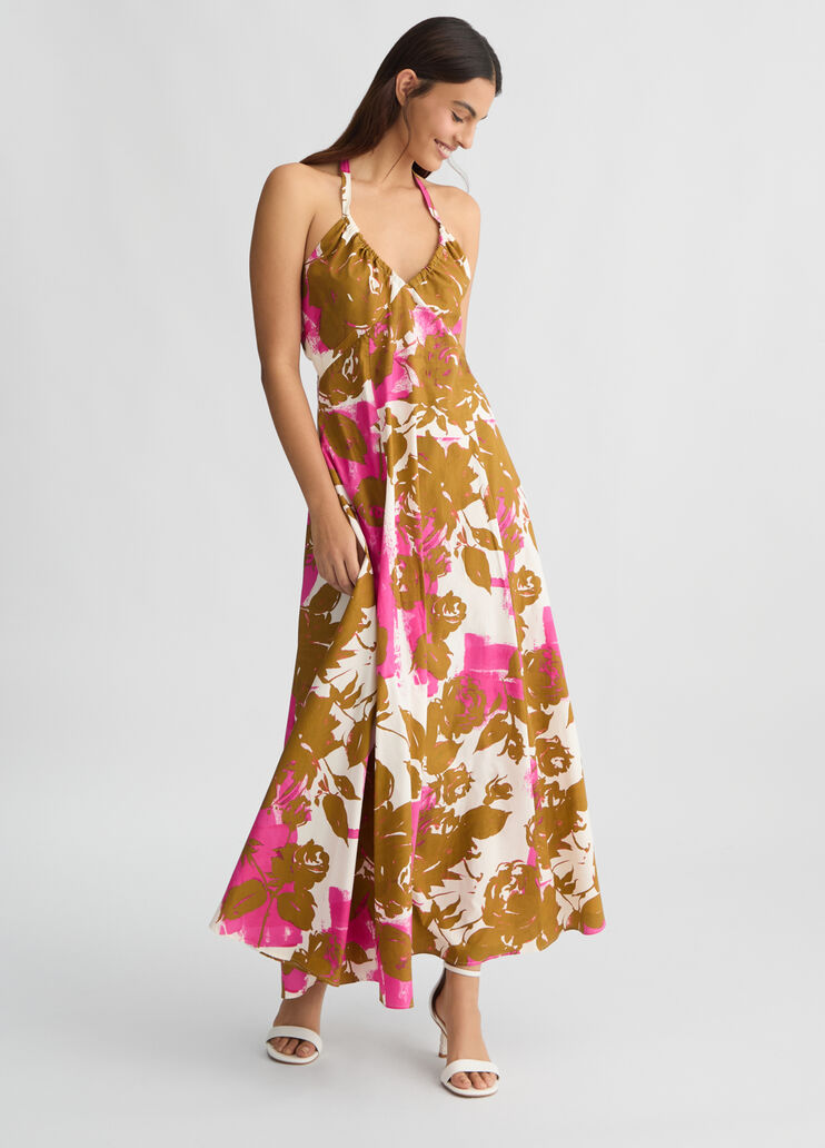 Liujo Abito in popeline stampato ecosostenibile WA5336T0072Z9808