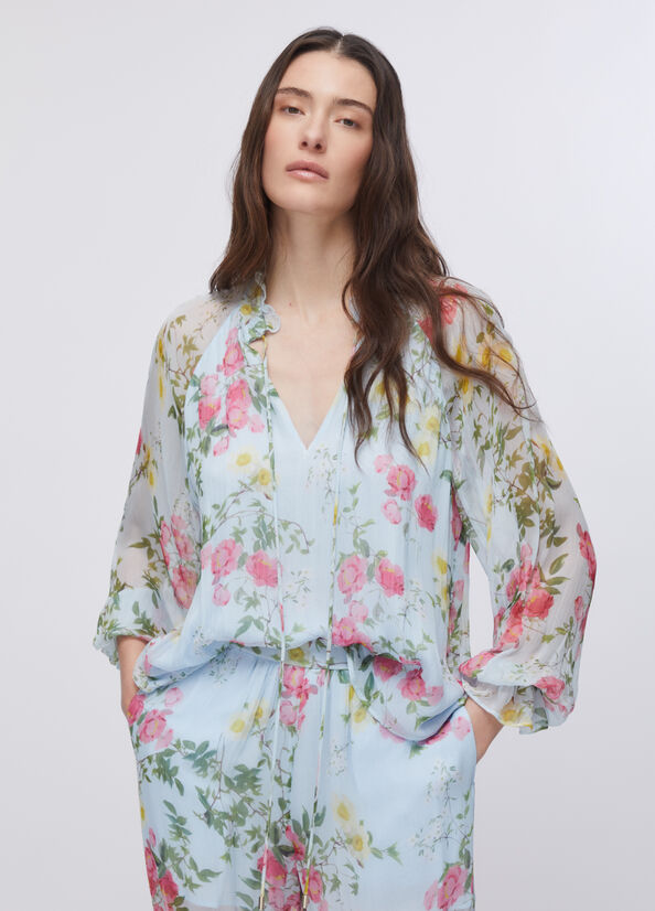 Liujo Blusa a fiori ecosostenibile WA6380T3473P9422