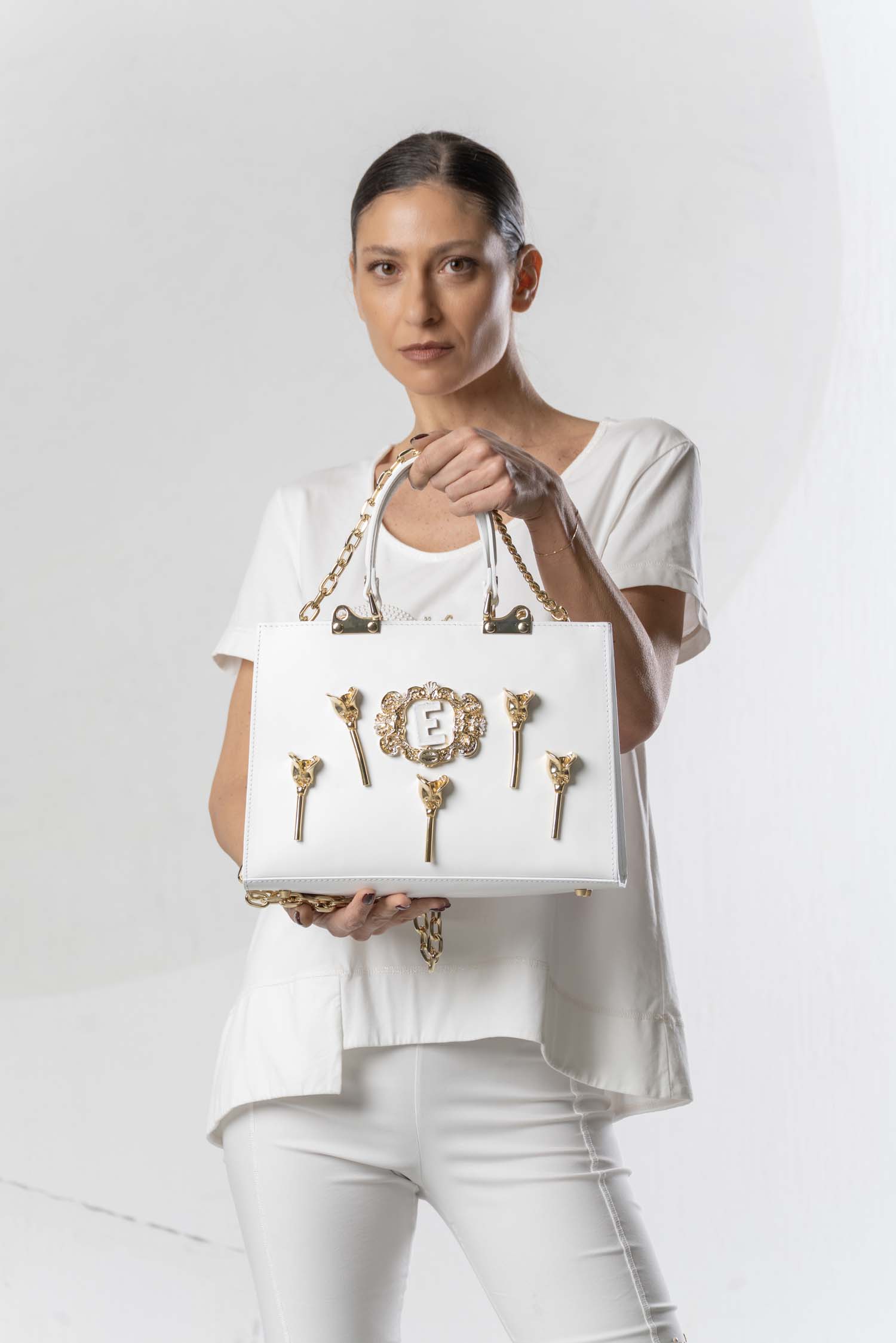 Elisa Cavaletti Bag in pelle applicazioni DD0020434S