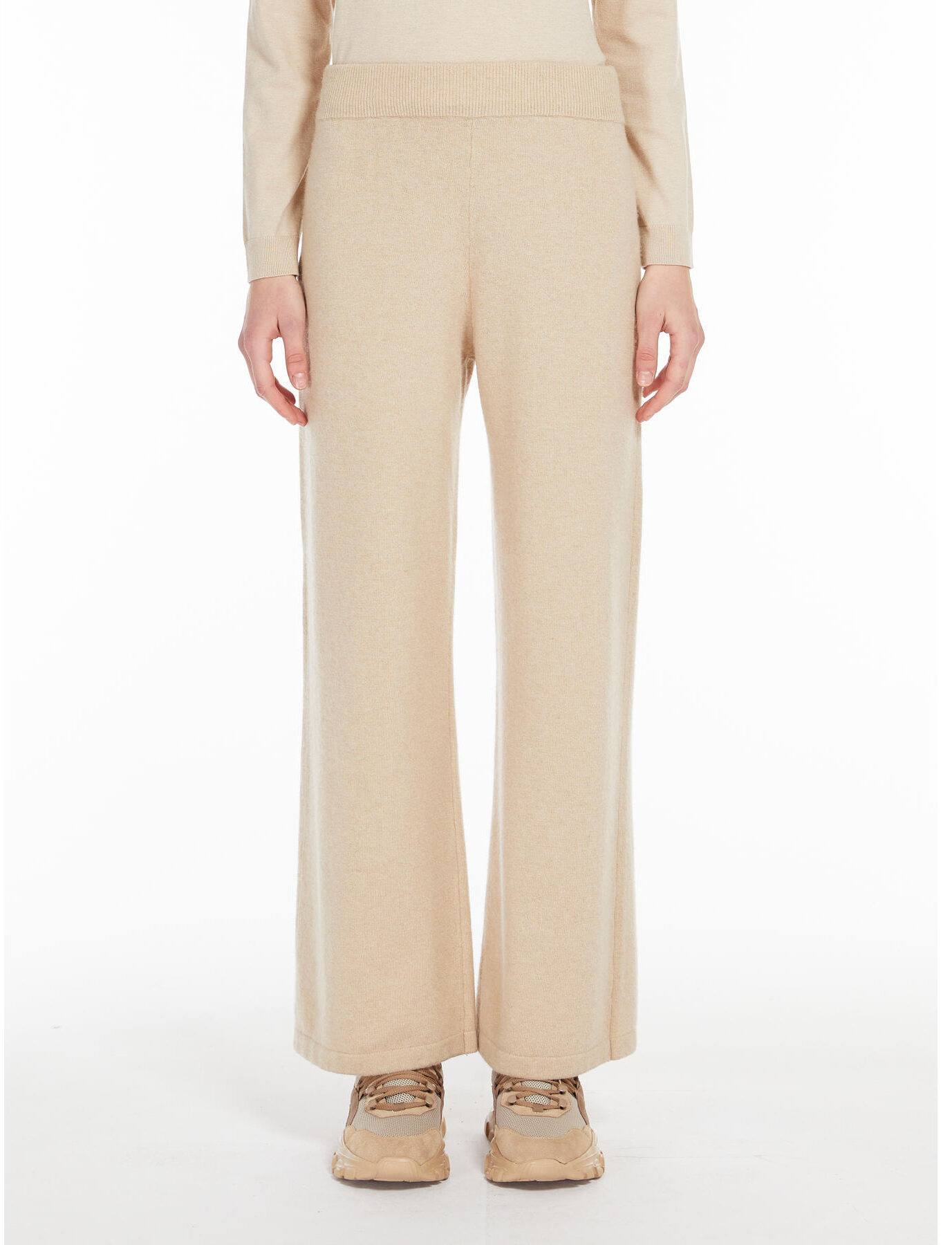 WEEKEND max mara pantaloni in cashmere ecosostenibile TENNIS