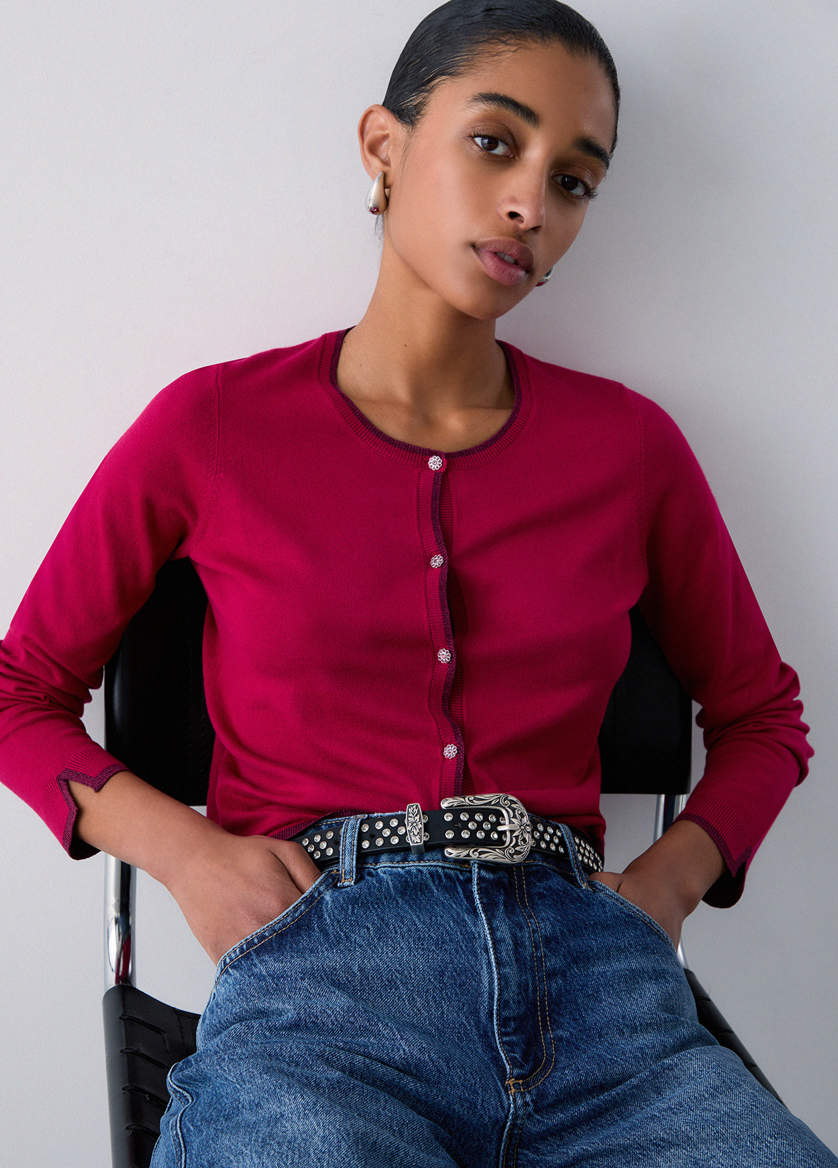 Liujo Cardigan con spacchetti WA6280MS49I91955