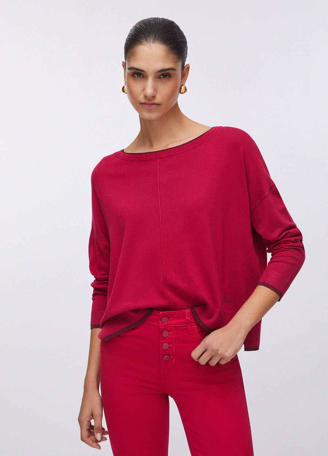 Liujo Maglia regular fit in viscosa WA6283MS49I91955