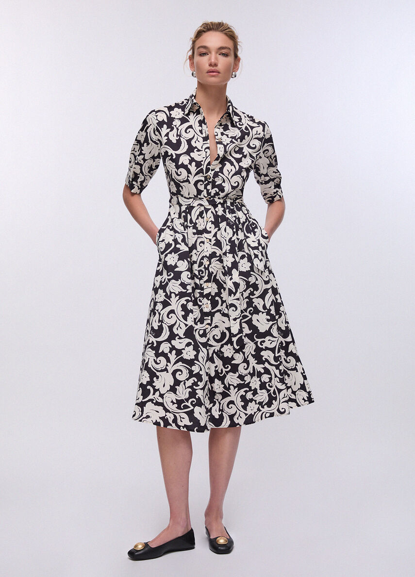Liujo Abito midi in popeline WA6349T4853P9421