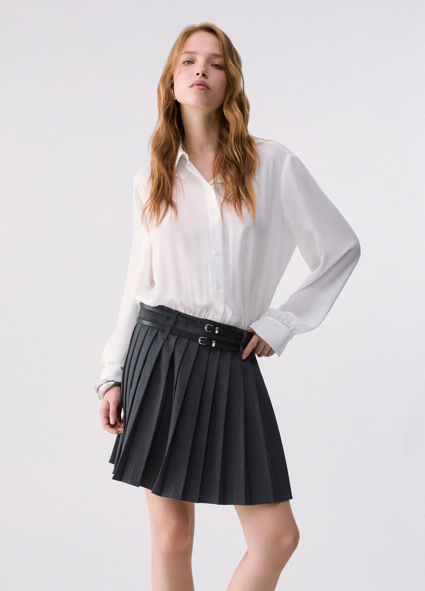 Liujo Abito corto con gonna in flanella WF6354T743AL9229