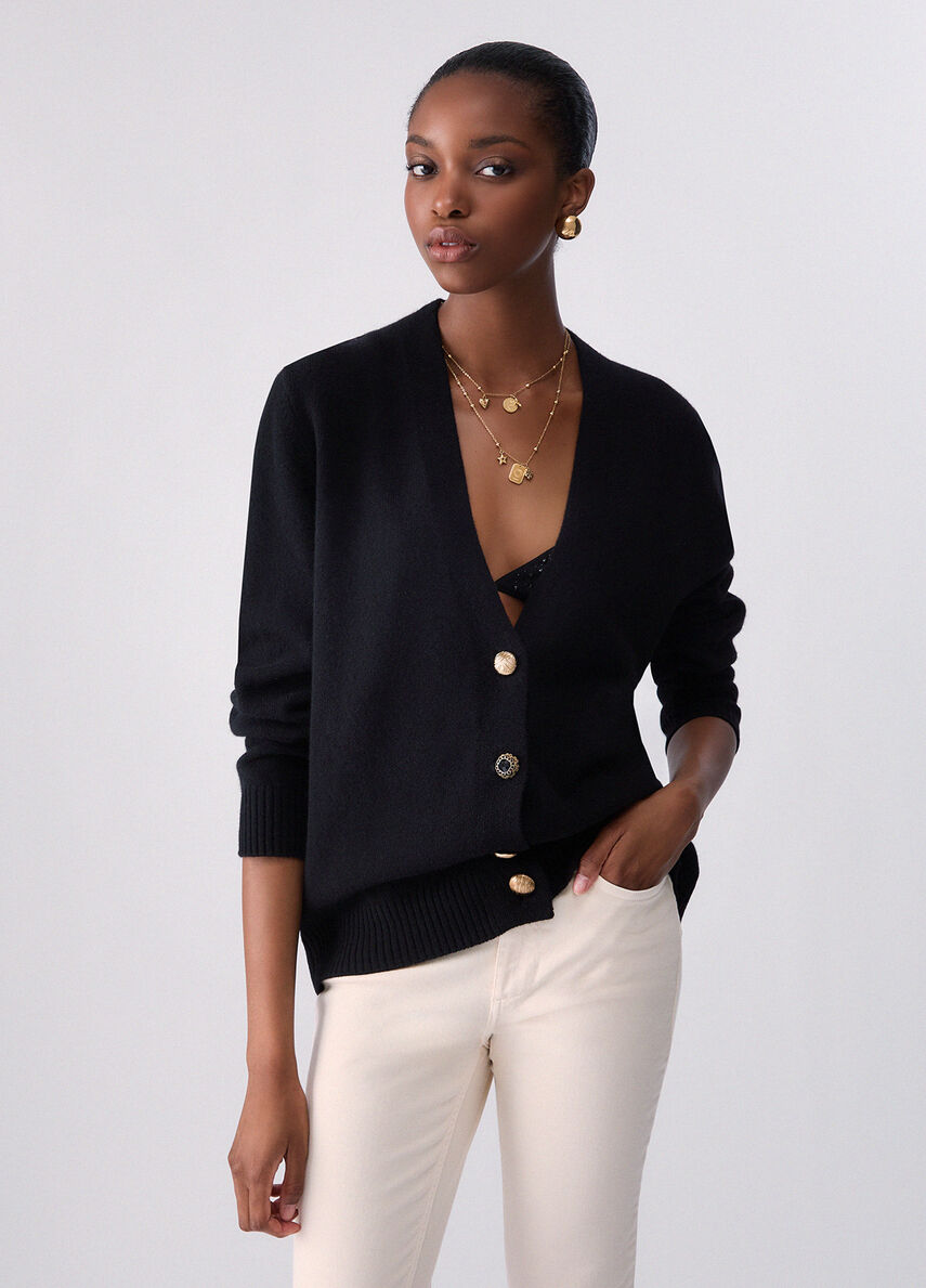 Liujo Cardigan in pura lana WF6417MS009L9456