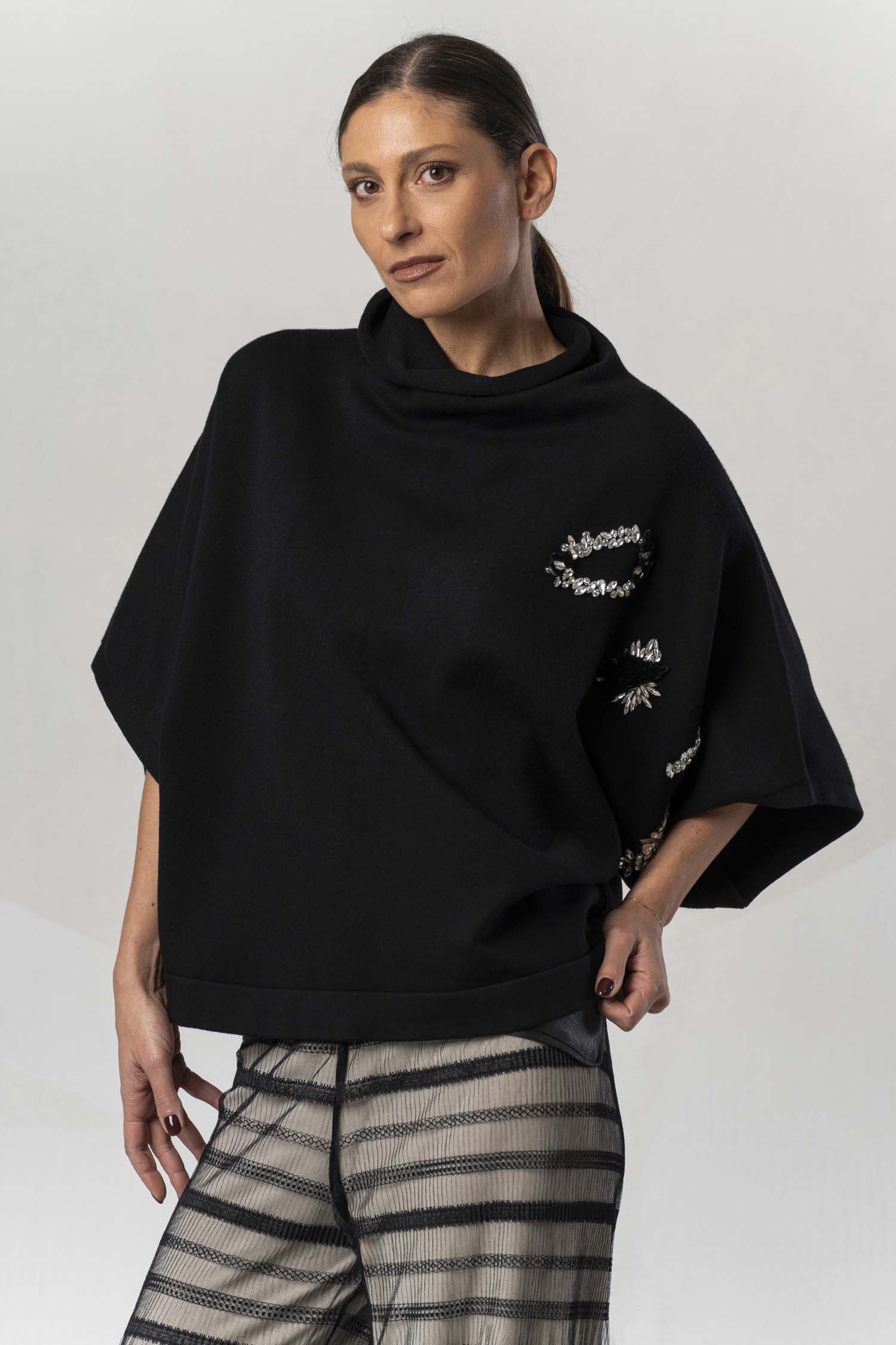 Elisa Cavaletti kappa maglia in lana ELW264016300