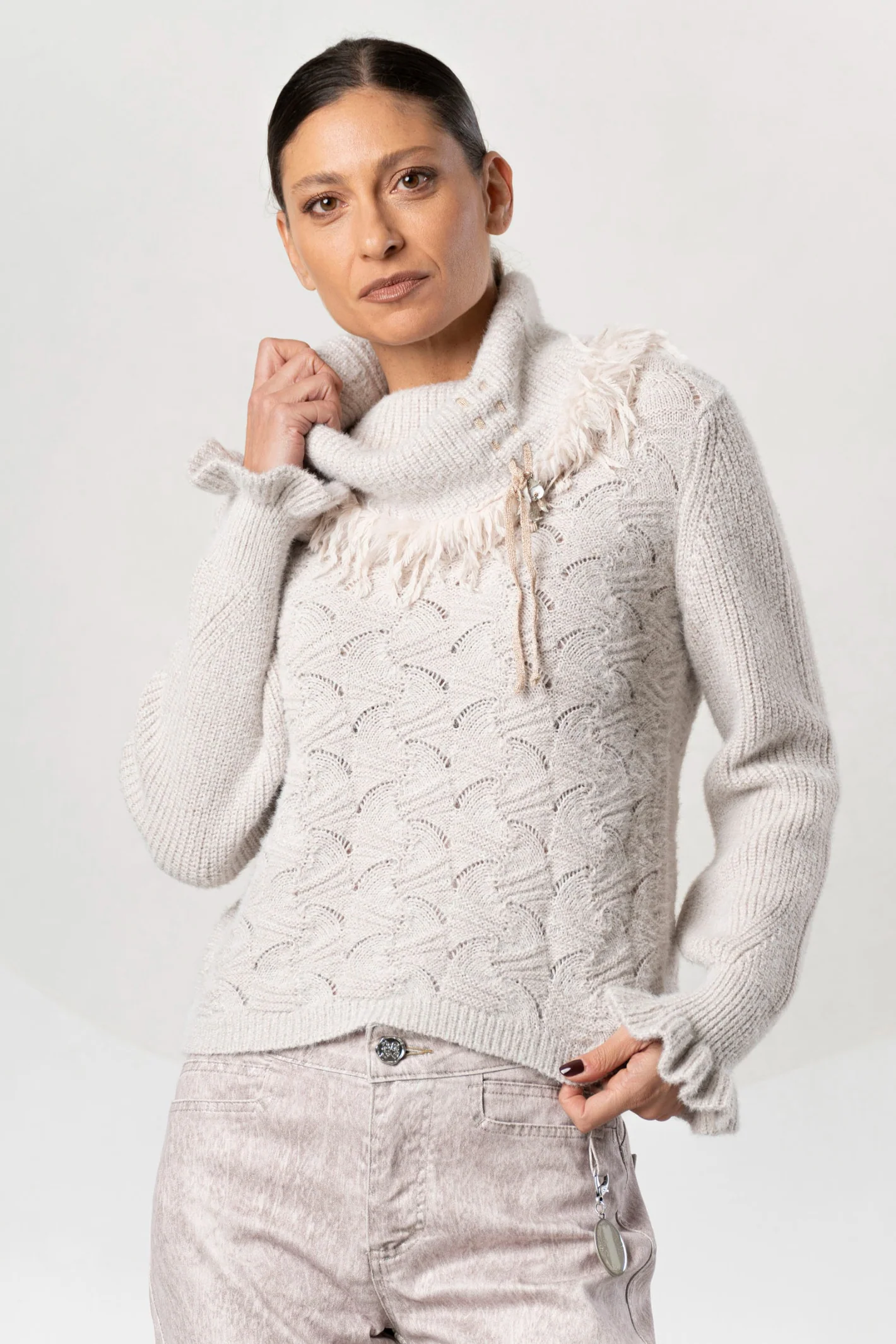 Elisa Cavaletti maglia in lana ELW264038801