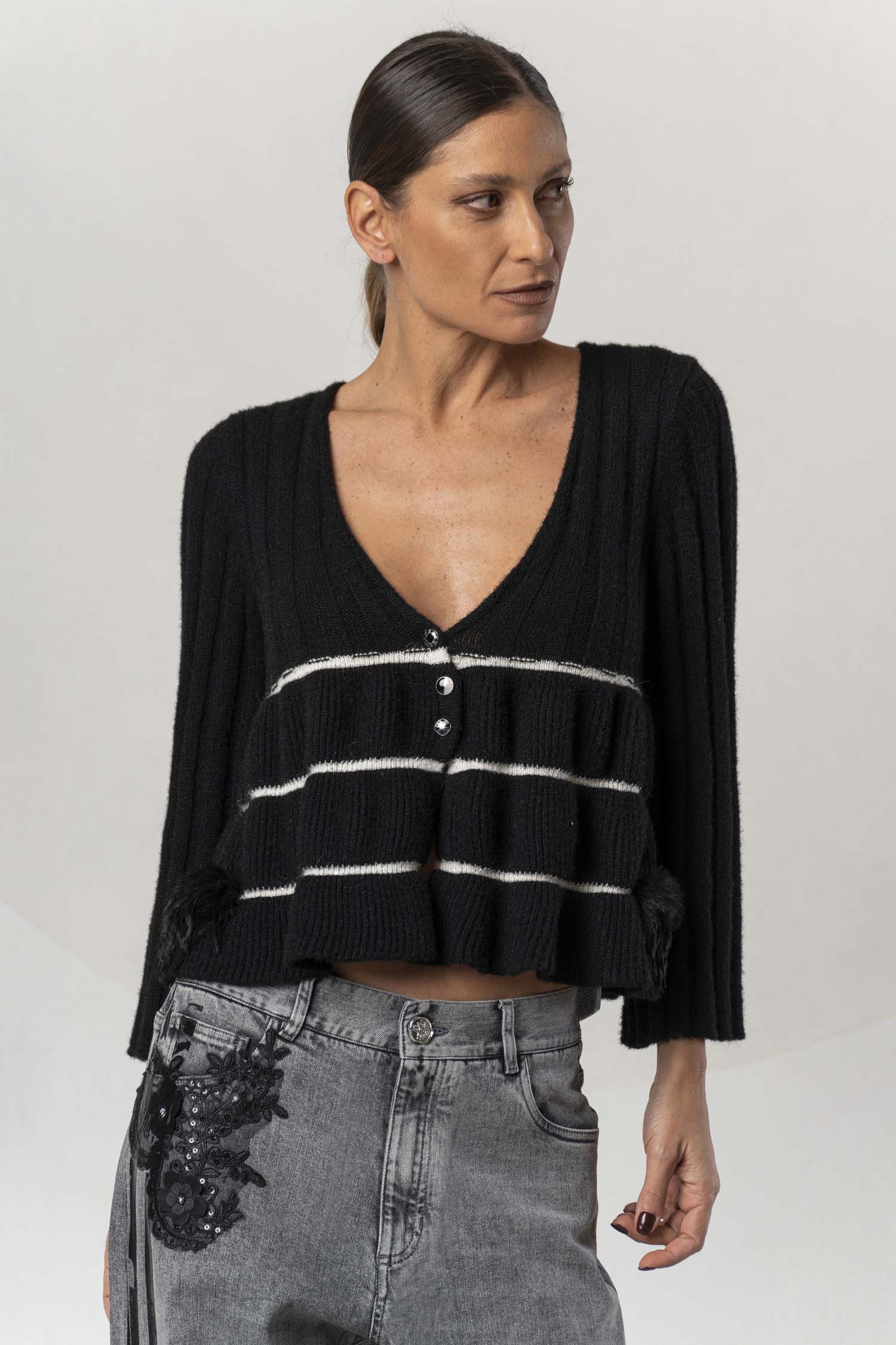 Elisa Cavaletti cardigan in lana ELW264038808