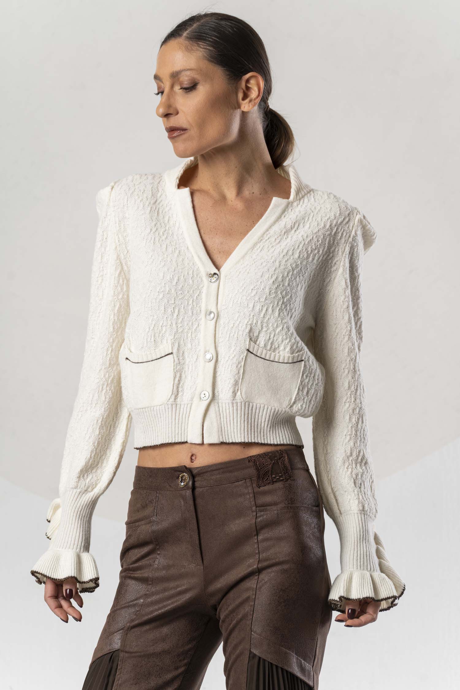 Elisa Cavaletti maglia in viscosa ELW264070302