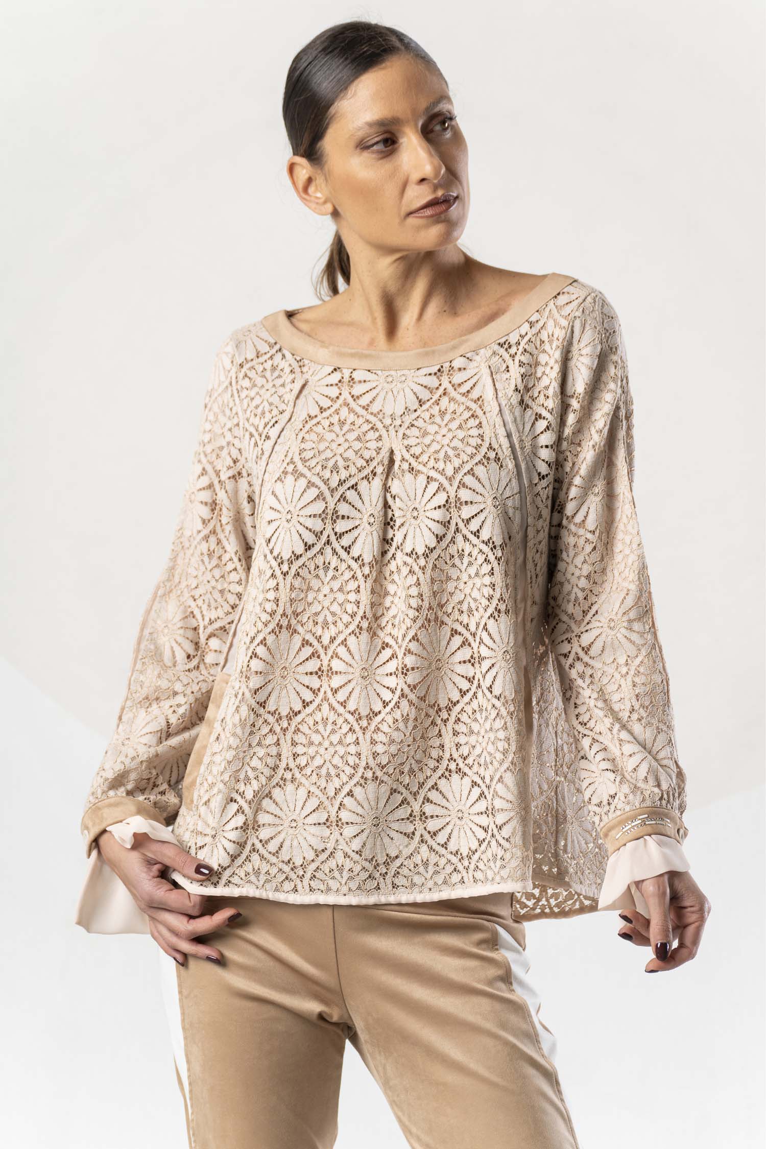 Elisa Cavaletti blusa in viscosa ELW265030103