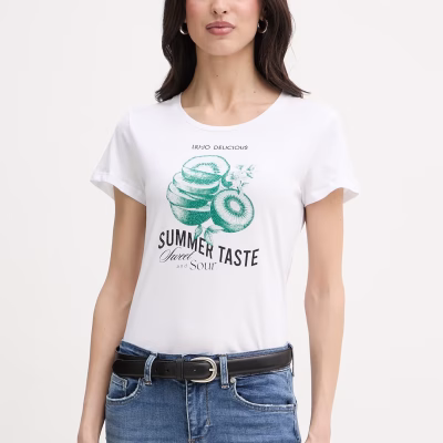 Liujo T-shirt con stampa WA6476JS923P9452