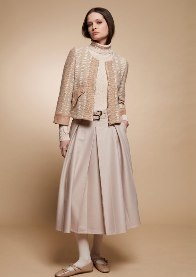 Tricot Chic gonna con cintura Z869