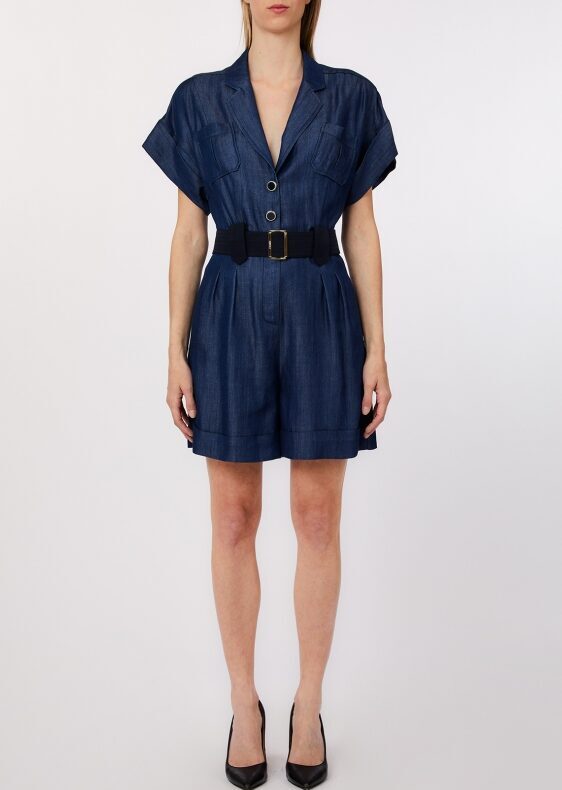 Liujo tuta corta con cintura UA6313D033577000