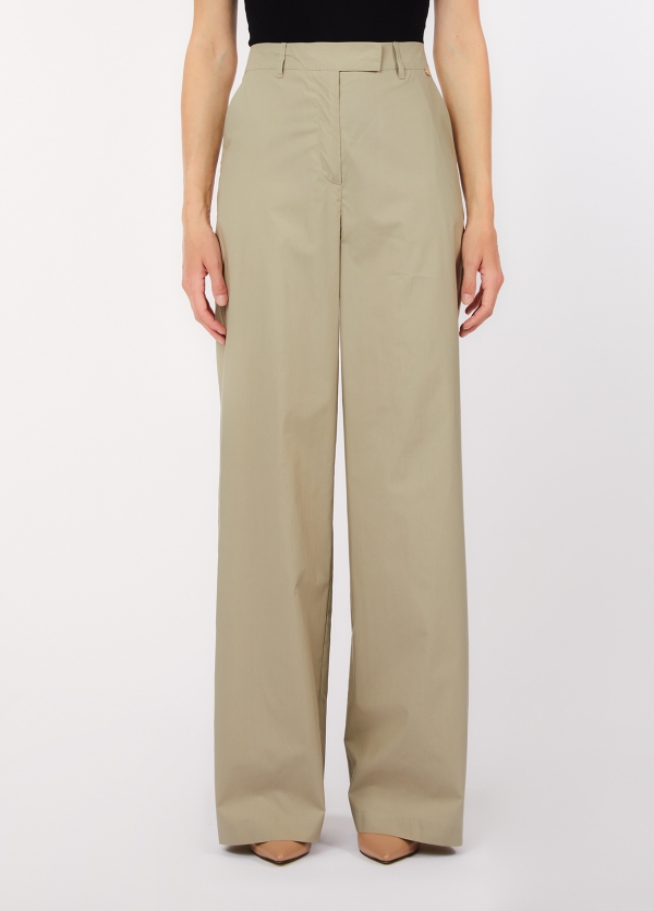 Liu jo Pantaloni flare in popeline WA6441T485361107
