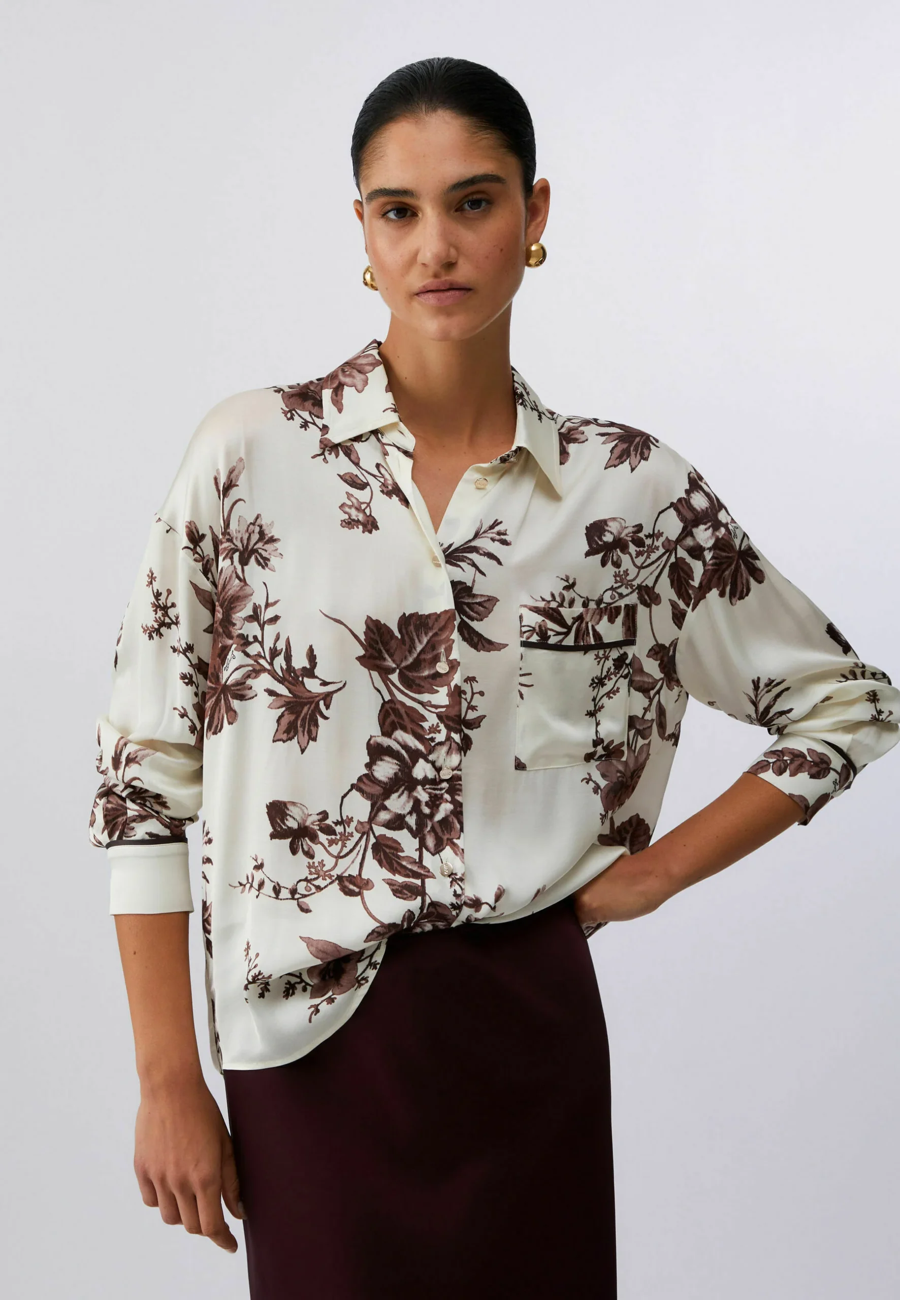 Liujo Camicia in raso stampato CA6366TS061P9654