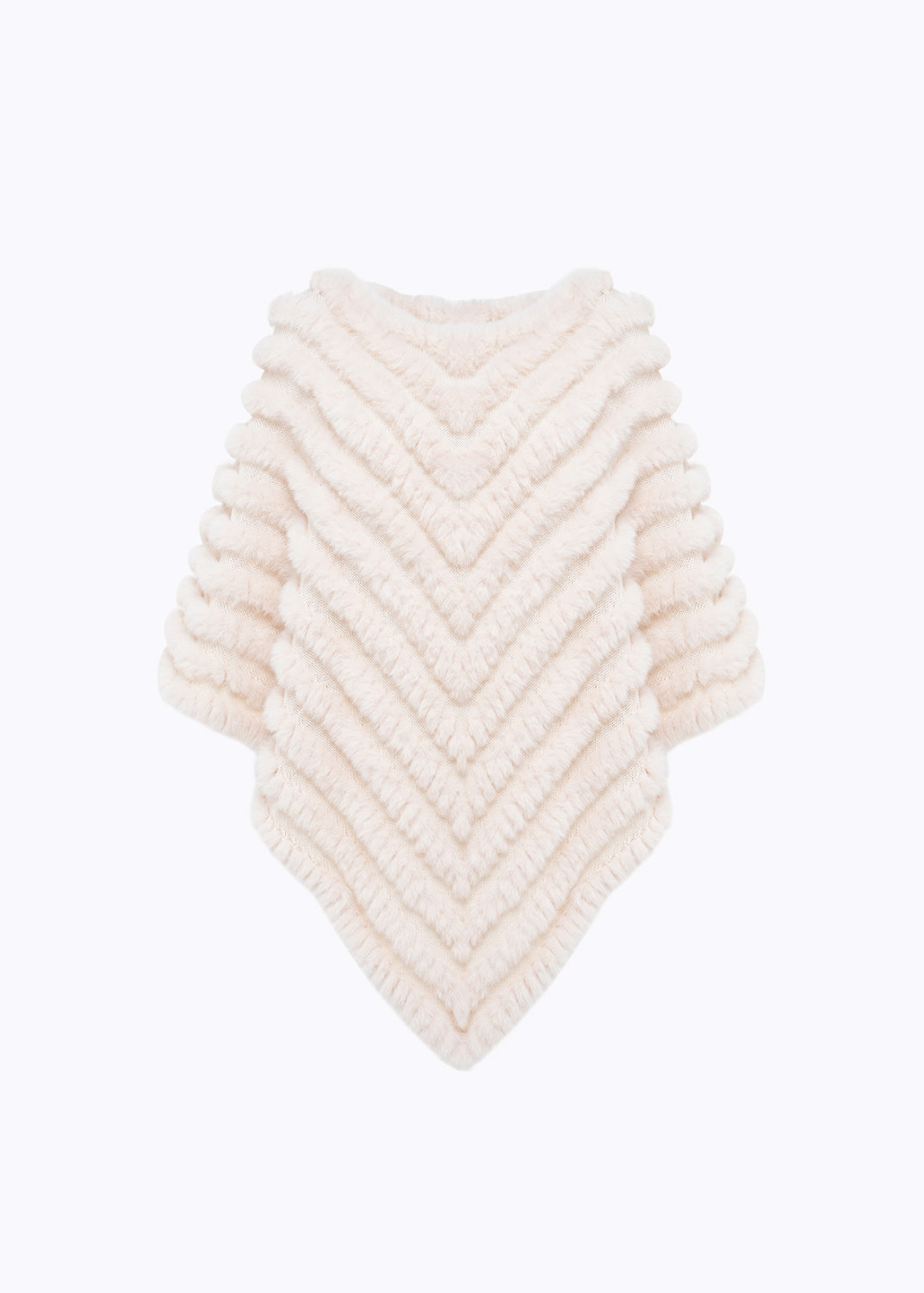 Blugirl Poncho in faux fur asimetrico ecosostenibile PF4016T030010110